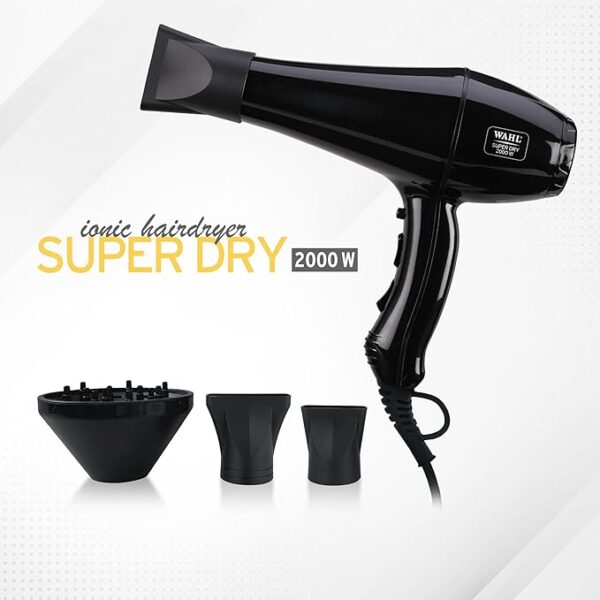 WAHL SUPER DRY HAIR DRYER 2000 W- Black