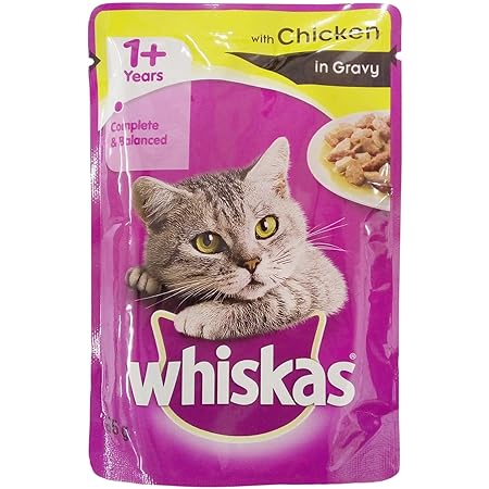 WHISKAS KITTEN GRAVY CHICKEN(85gm)